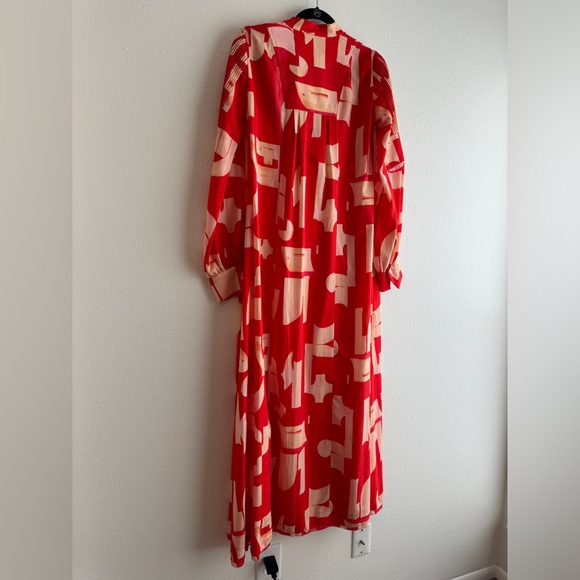 H&M STUDIO COLLECTION TRINNY WOODALL GEOMETRIC PATTERNED DRESS - Picture 10 of 10